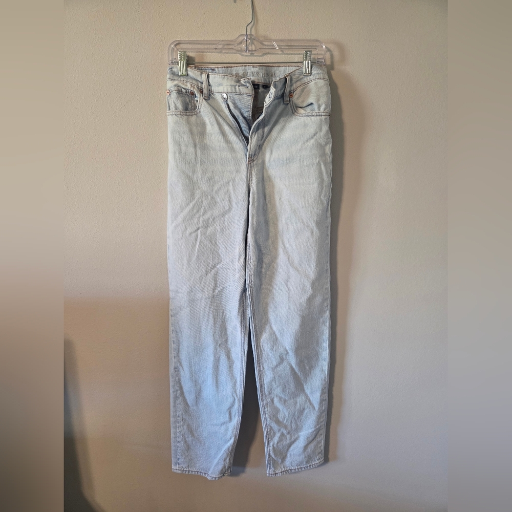 American Eagle Outfitters Light Blue Women's Straight Jeans